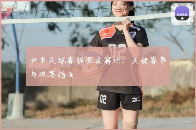 世界足球赛程深度解析:关键赛事与观赛指南